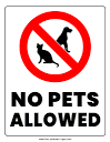No Pets